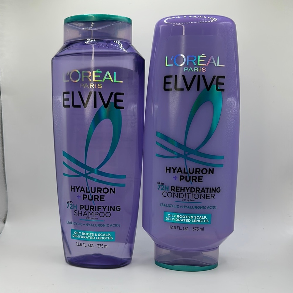 L'Oreal Elvive Hyaluron Pure Shampoo and Conditioner Set